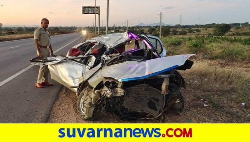 7 Killed in Road Accident at Jagalur in Davanagere grg