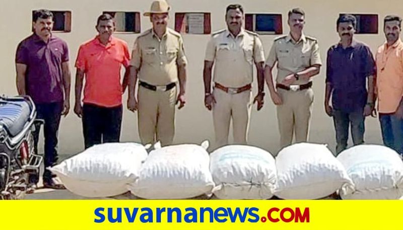 Shivamogga Hosangara man arrested by police charges of stealing areca nut in mnj