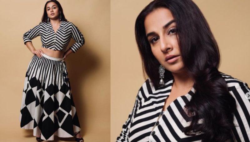 Vidya Balan in skirt and top set pics viral