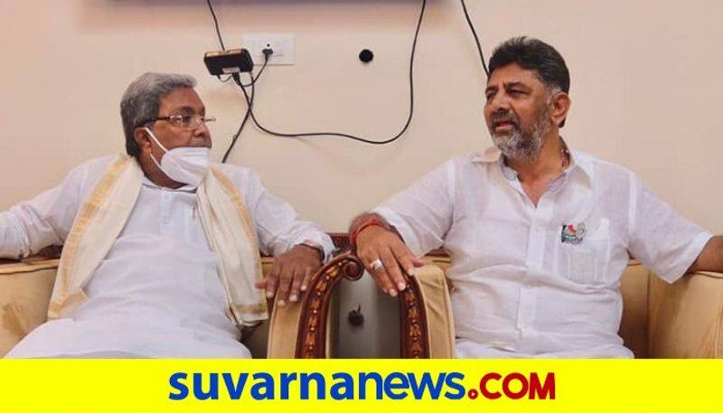 Asianet Suvarna News with Siddaramaiah and DK Shivakumar in Prajadhwani bus suh