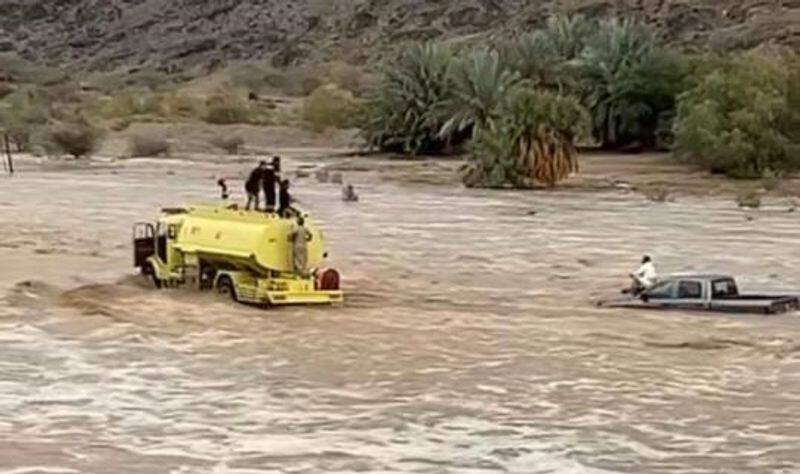 Heavy Rain in Saudi Arabia