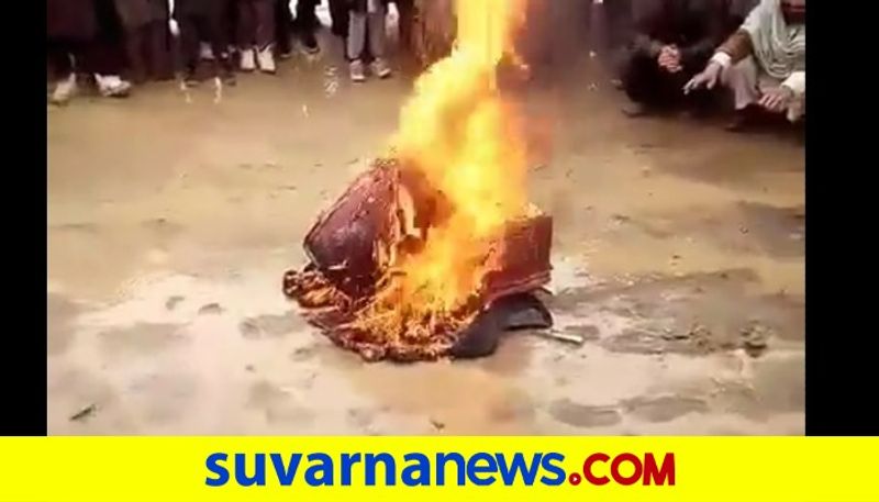 Taliban Burn music Instrument In Front Of Afghan Musician akb