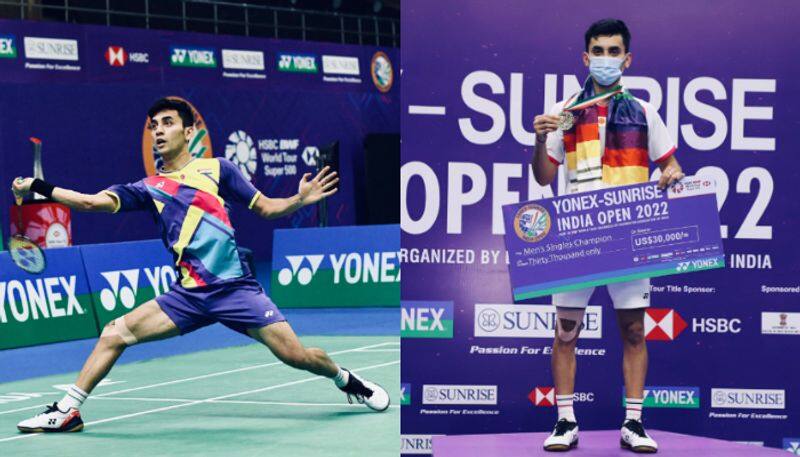 Lakshya SEN Satwik Sairaj Rankireddy and Chirag Shetty win India Open Badminton Title san