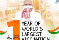 Health Minister Mansukh Mandaviya calls India vaccination drive most successful in the world 1 Year Of Vaccination