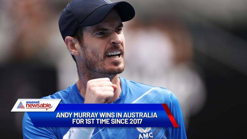 tennis Australian Open 2022 Lets go screams Andy Murray as he clinches 1st win at Melbourne Park since 2017