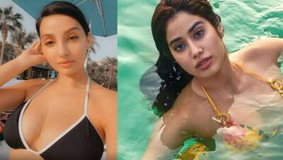 Nora Fatehi-Janhvi Kapoor समेत इन सेलेब्स ने बिकिनी में ढाया कहर,टोंड बॉडी देख फैंस का फिसल रहा दिल