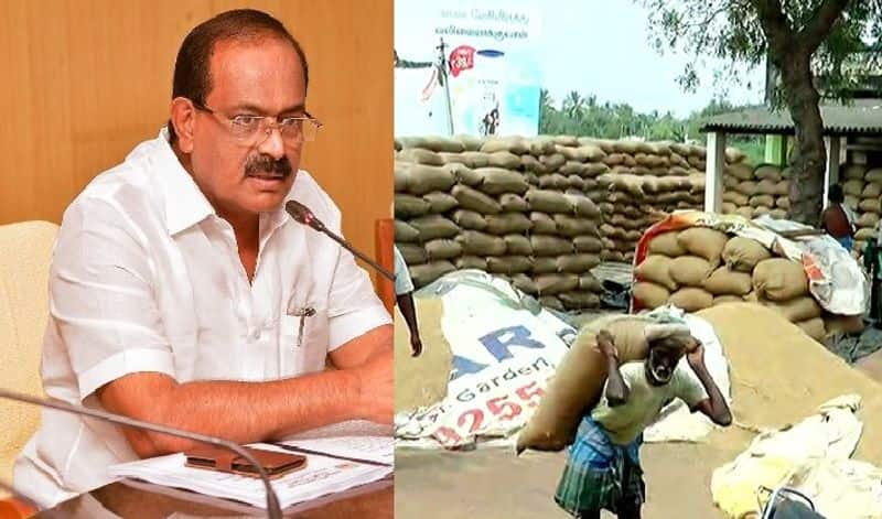 7000 tons of paddy missing? minister sakkarapani explanation