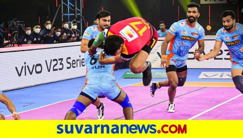 Pro Kabaddi League Bengal Warriors Edge past Bengaluru Bulls kvn