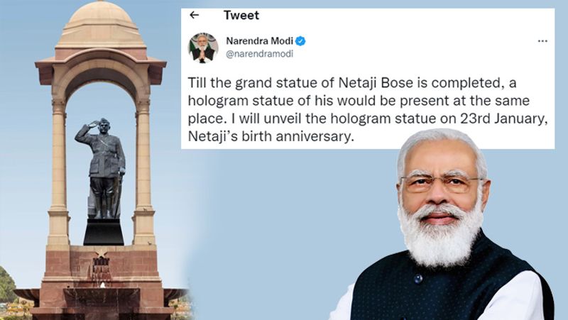 PM Modi says Statue of Netaji Subhash Chandra Bose will be installed at India Gate san