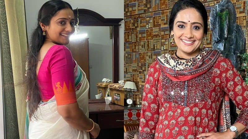 kudumbavilakku serial fame meera vasudev shared her awesome photos with loving caption