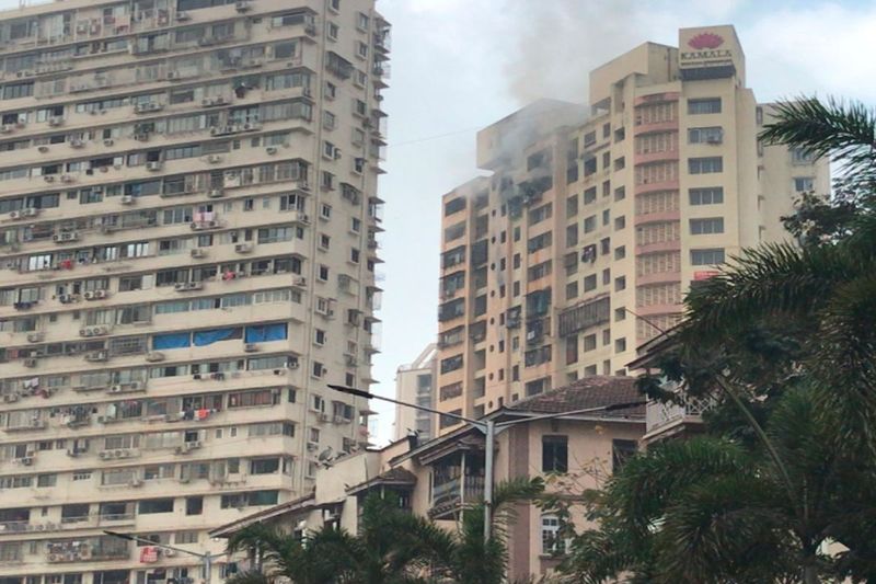 7 Dead 15 Injured In Huge Fire At Mumbai High Rise pod