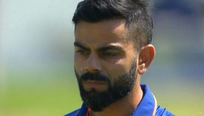 Ind vs SA Virat Kohli brutally trolled for chewing gum during national anthem video goes Viral kvn