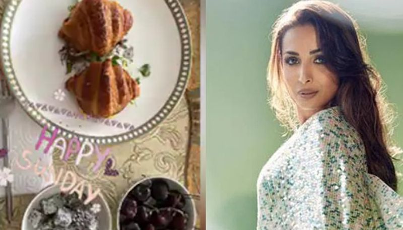 malaika arora shares sunday special food picture