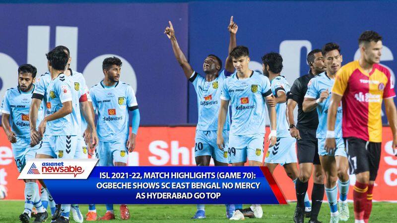 Indian Super League, ISL 2021-22, SCEB vs HFC Match Highlights (Game 70): Hyderabad FC blazes past SC East Bengal 4-0-ayh