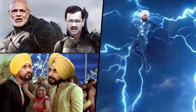 Punjab Election 2022 Video war goes next level Congress portrays Channi as Thor PM Modi as Thanos gcw