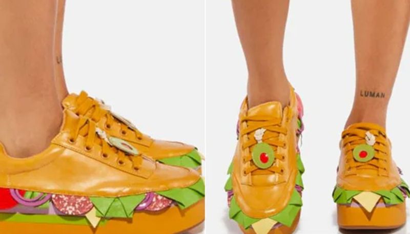 sandwich sneakers caught huge attention in social media