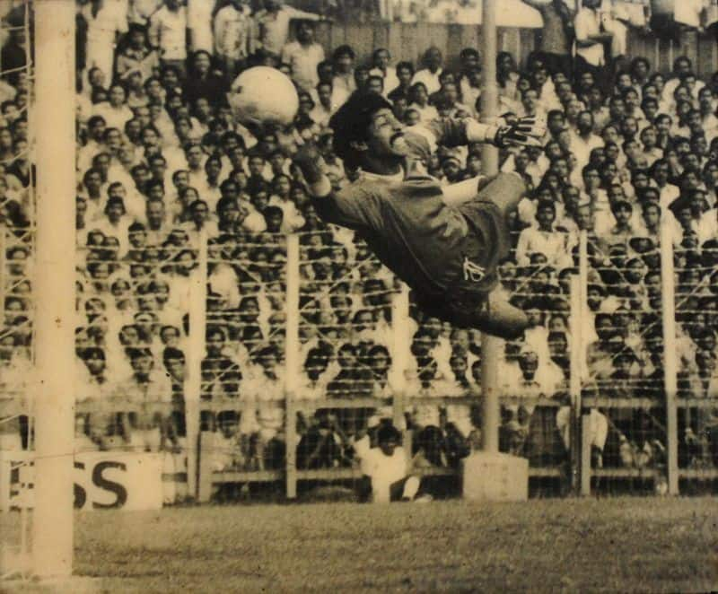 legendary goal keeper brahmanand reached in calicut