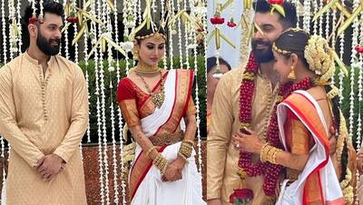 Mouni Roy Wedding Album:कभी दूल्हे के गले लगीं तो कभी शरमायी-सी दिखीं मौनी, देखें शादी की PHOTOS