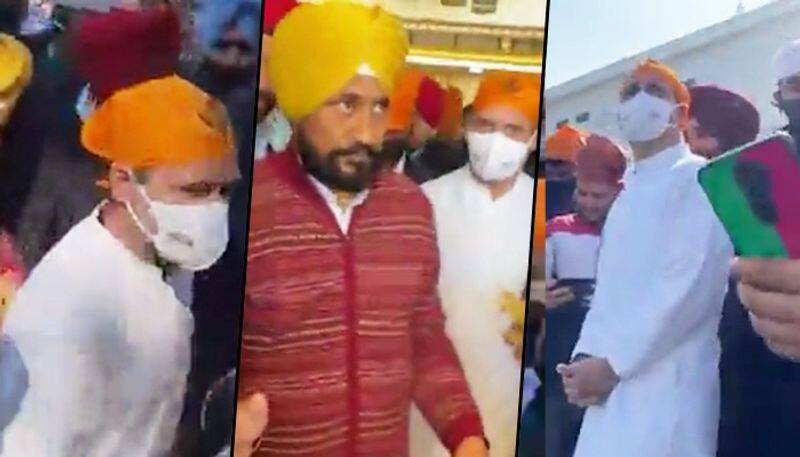 Punjab Election 2022: Rahul Gandhi kicks off poll campaign by visiting Golden Temple with 117 candidates-dnm