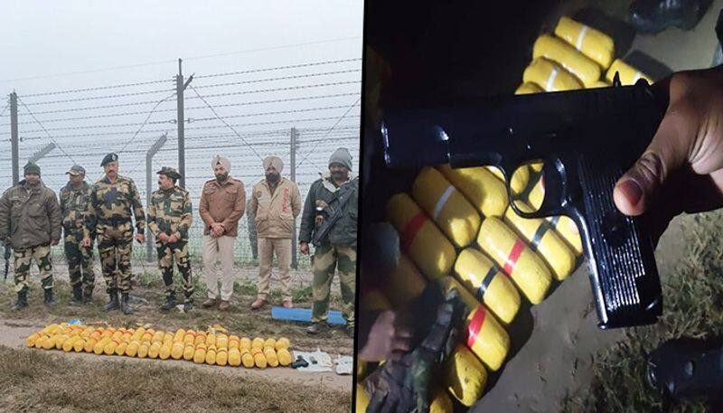 Punjab BSF recovers 47 kgs of heroin after shootout with Pakistani smugglers in Gurdaspur