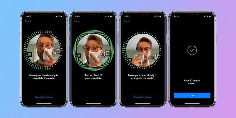 iOS 15 4  iphone ipad Face ID Unlocking With a Mask Universal Control Beta macOS Monterey 12.3 mnj