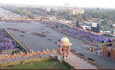 Beating Retreat 2022 :  तस्वीरों में देखें भारत में पहली बार हुआ ये अनोखा प्रदर्शन