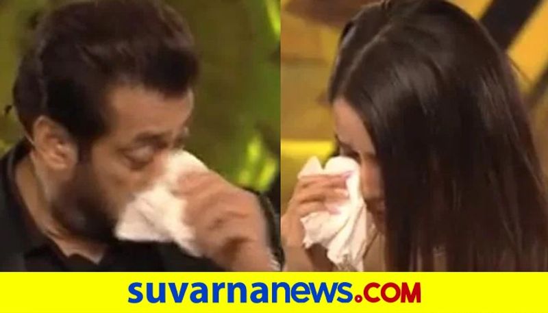 Bigg Boss 15 Salman Khan and shehnaaz gill gets emotional as they recall Sidharth Shukla vcs