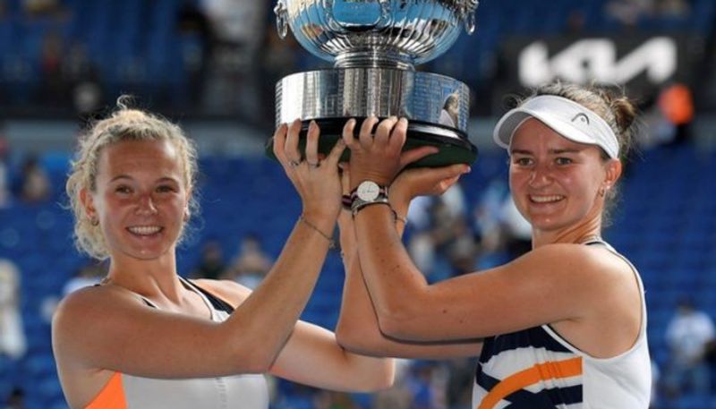 Australian Open 2022 : Czech Republic's pair of Barbora Krejcikova and Katerina Siniakova Won Women's Grand Slam