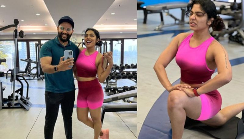 actress  Rima Kallingal share workout photos