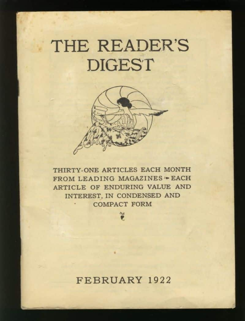 When the good old reading habit called readers digest turns 100