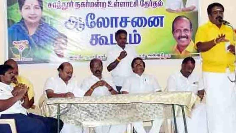 controversy speech... sattur aiadmk union secretary fracture