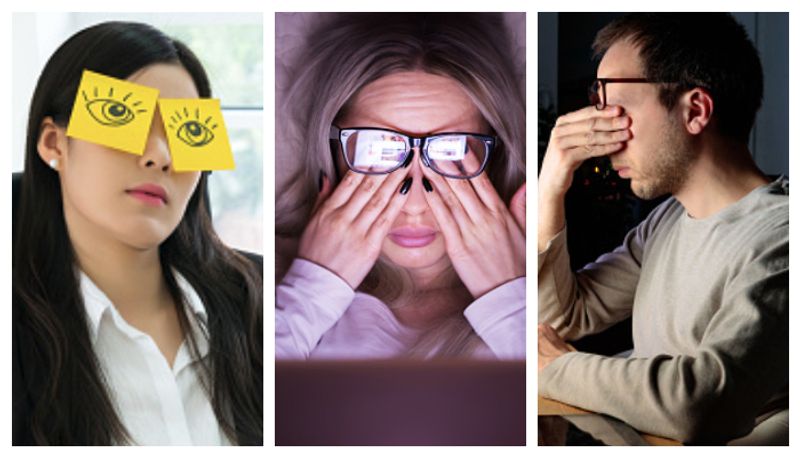 Is WFH stressing your eyes? Watching mobile phone hurting your eyes? Here are 8 tips to reduce the eye strain RCB