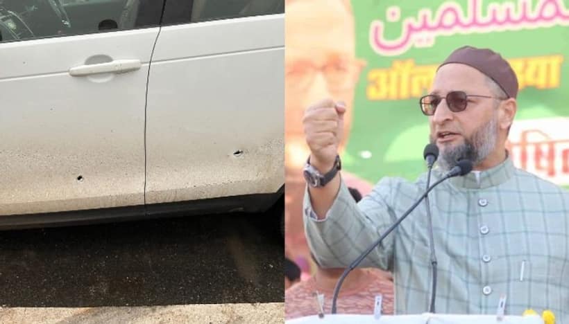 Firing on AIMIM chief Asaduddin Owaisi's car at toll plaza in Uttar Pradesh; gunman held, hunt on for others