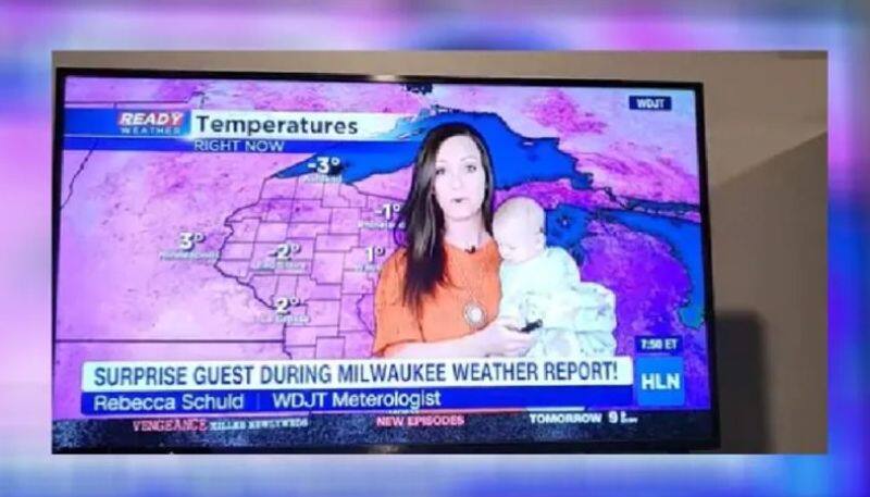 Mom Goes Viral For Holding Her Baby On Air