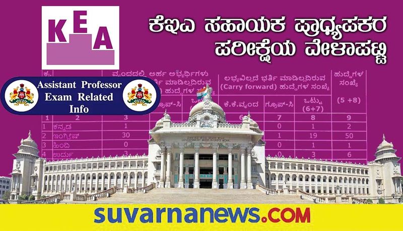 KEA Assistant Professor Admit Card 2022  released by the officials of the Karnataka Examinations Authority gow