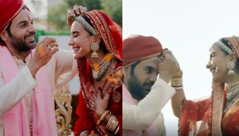 why Patralekhaa applied sindoor on Rajkummar Raos forehead