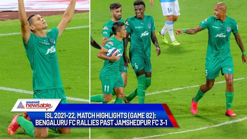 Indian Super League, ISL 2021-22, Match Highlights (Game 82): Bengaluru FC rallies past Jamshedpur FC 3-1-ayh