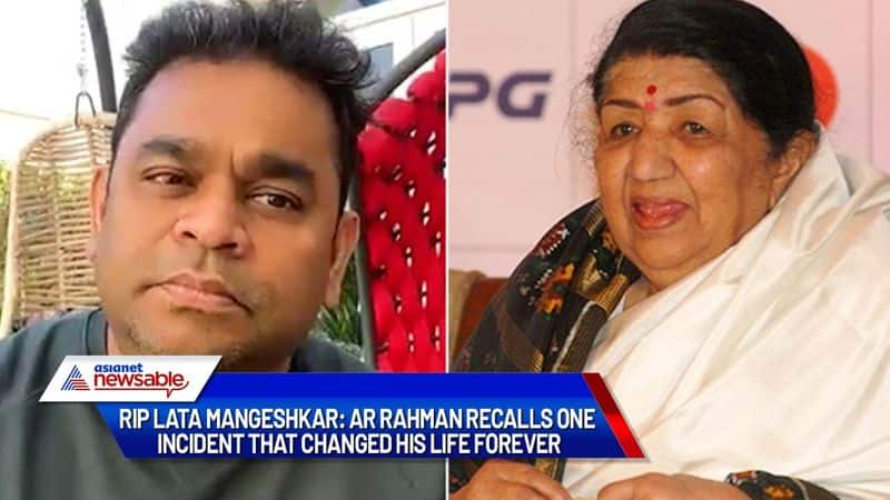 Remembering Lata Mangeshkar AR Rahman recalls incident that changed his life forever