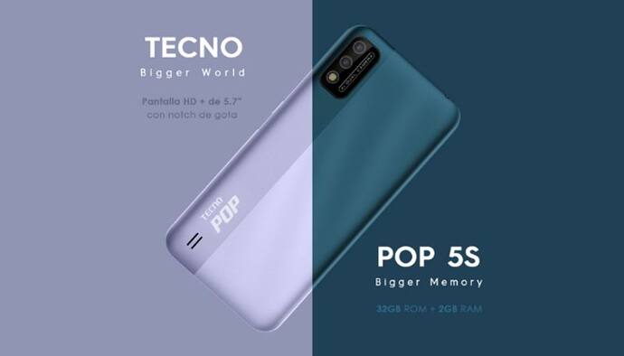 8 हजार रुपए की कीमत में लॉन्च हुआ Tecno POP 5S स्मार्टफोन, देखें फीचर्स और डिटेल