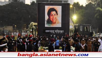 ১৩ বছরে চলে গিয়েছিলেন বাবা, আশা বিতর্কেও মুখ খুলেছিলেন সুর সম্রাজ্ঞী, একনজরে লতার শেষকৃত্যের ছবি