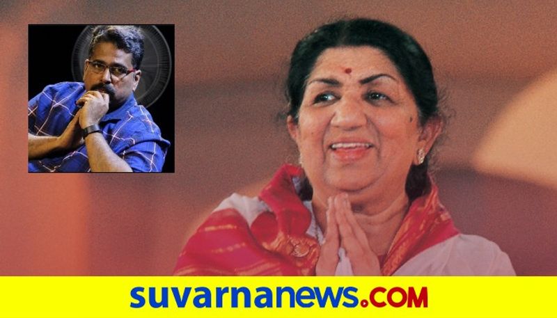 Kannada Writer Jogi Pays Last Tributes to Lata Mangeshkar gvd