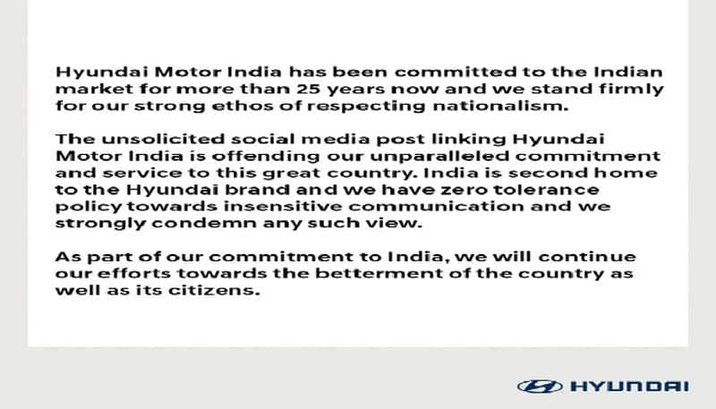 Hyundai India issue