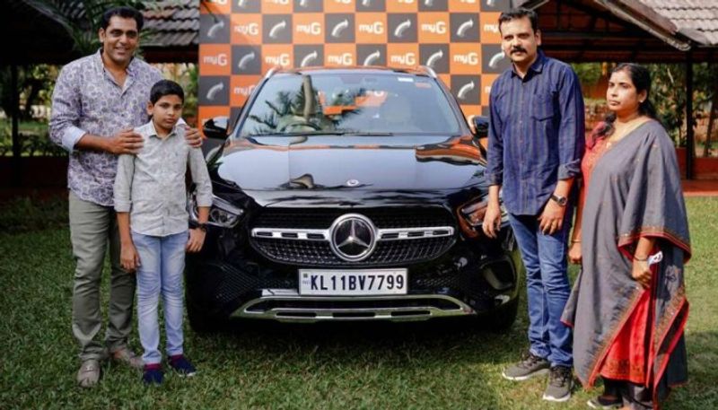 myg md ak  shaji gifts mercedes  benz gla to his employee