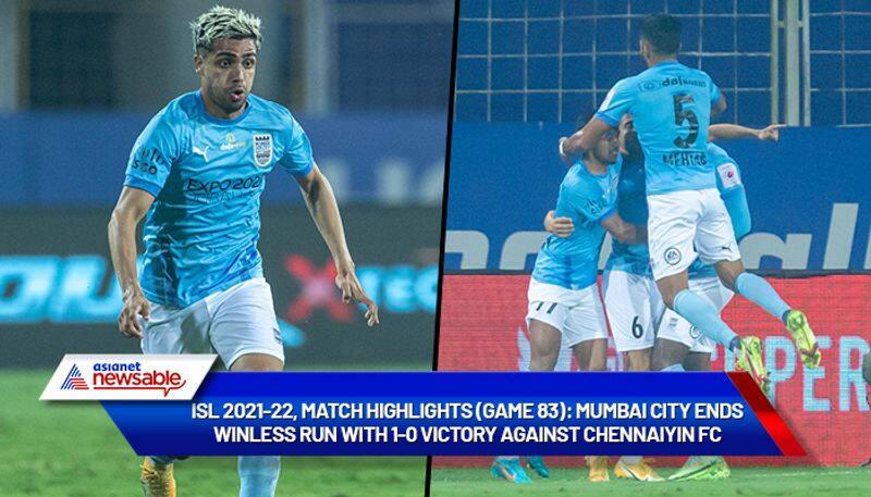 Indian Super League, ISL 2021-22, MCFC vs CFC Match Highlights (Game 83): Mumbai City ends winless run as Vikram Singh strike sinks Chennaiyin FC-ayh