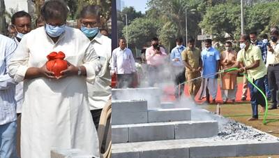 10 PHOTOS: Lata Mangeshkar की अस्थियां इकट्ठी करने शिवाजी पार्क पहुंची फैमिली, दीदी को याद कर भावुक हुए परिजन