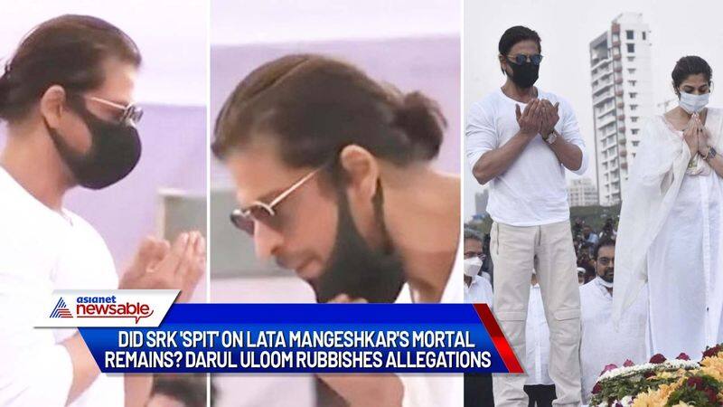 Shah Rukh Khan offered 'dua' and did not spit on Lata Mangeshkar's mortal remains: Darul Uloom