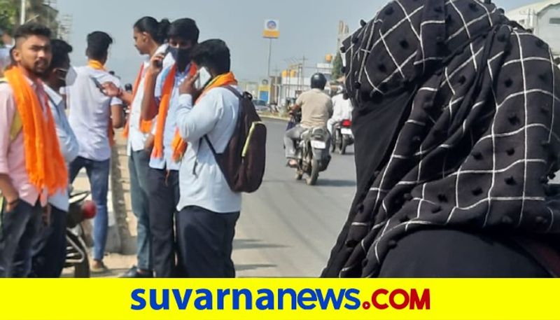 Hijab vs Saffron College Student Controversy spreads to more than 15 districts of Karnataka mnj