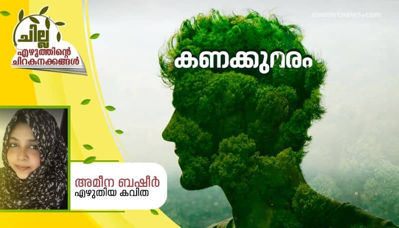 chilla malayalam poem by Ameena Basheer