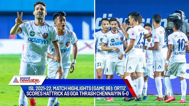 Indian Super League, ISL 2021-22, CFC vs FCG Match Highlights (Game 86): FC Goa hammers Chennaiyin FC 5-0-ayh