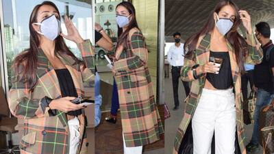 Celebs Spotted: ओवर कोट, खुले बाल और बिना मेकअप नजर आई Malaika Arora, किसी बात को लेकर दिखी हैरान-परेशान